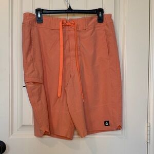 Men's Orange Swim Trunks